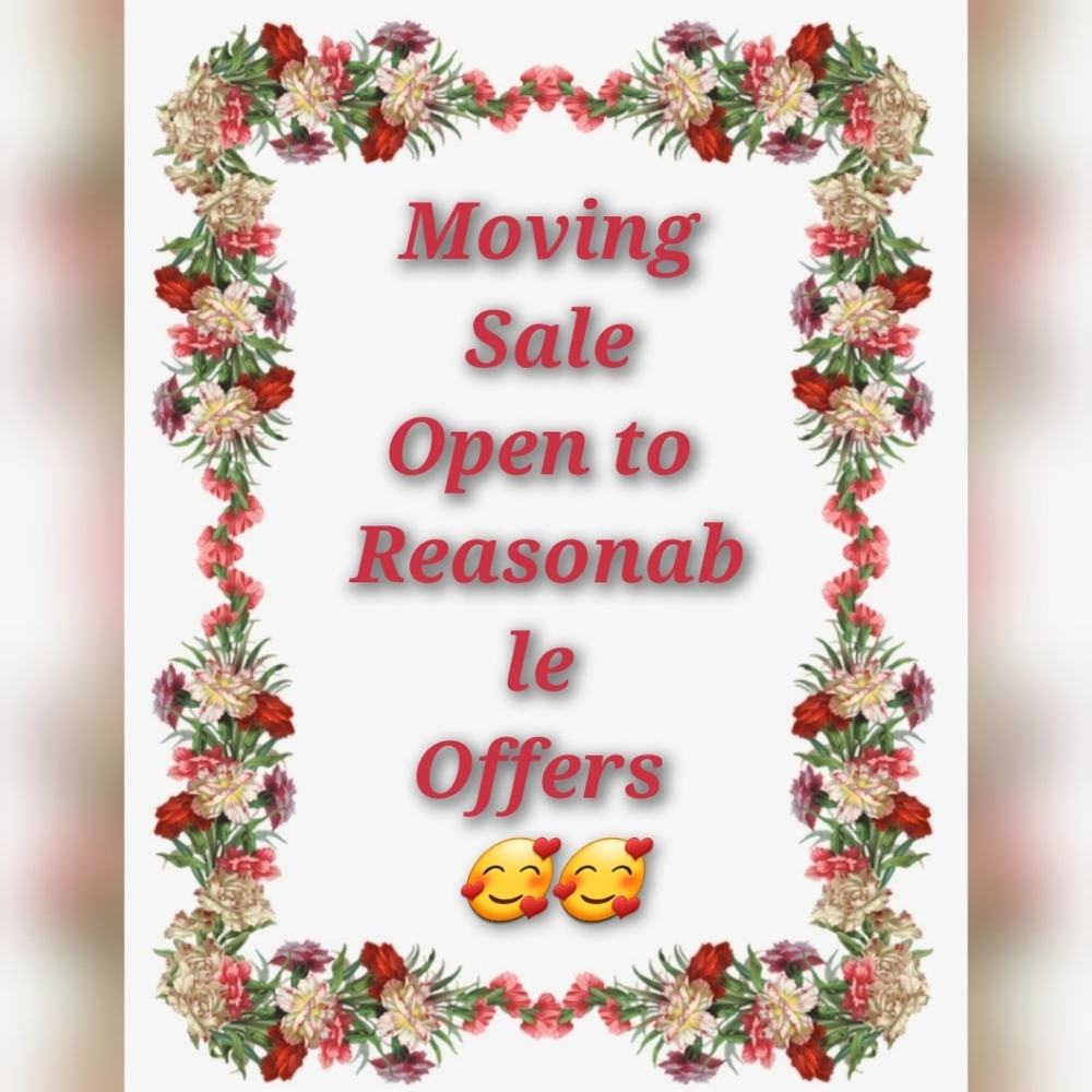 Open to reasonable offers 😊